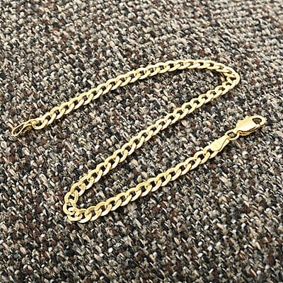 10K Yellow Gold 3.4mm Cuban Bracelet (7.25 In) 1.70 Grams