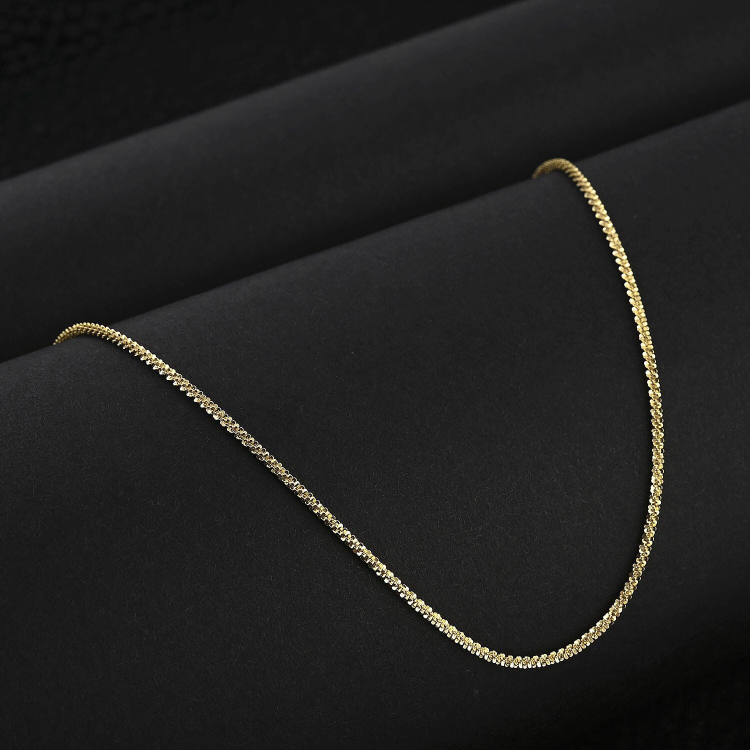 10K Yellow Gold 1.5mm Sparkle Necklace 24 Inches 2.10 Grams