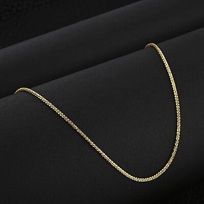 10K Yellow Gold 1.5mm Sparkle Necklace 24 Inches 2.10 Grams