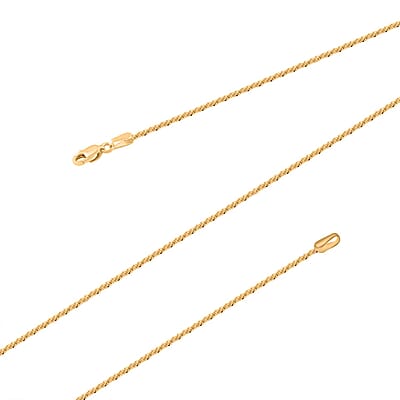 10K Yellow Gold 1.5mm Sparkle Necklace 24 Inches 2.10 Grams