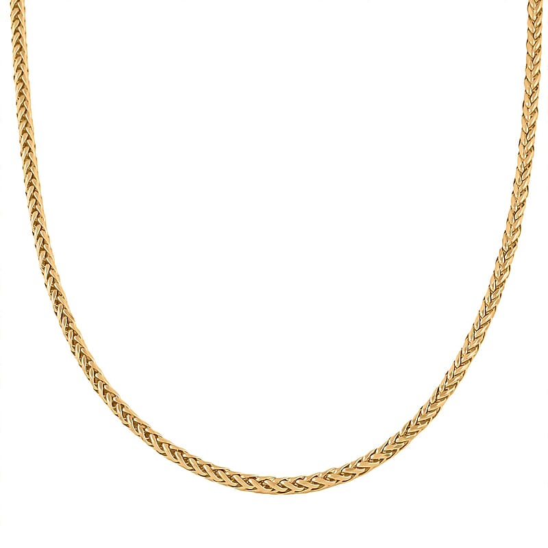 10K Yellow Gold 2.5mm Palma Necklace 20 Inches 5.40 Grams