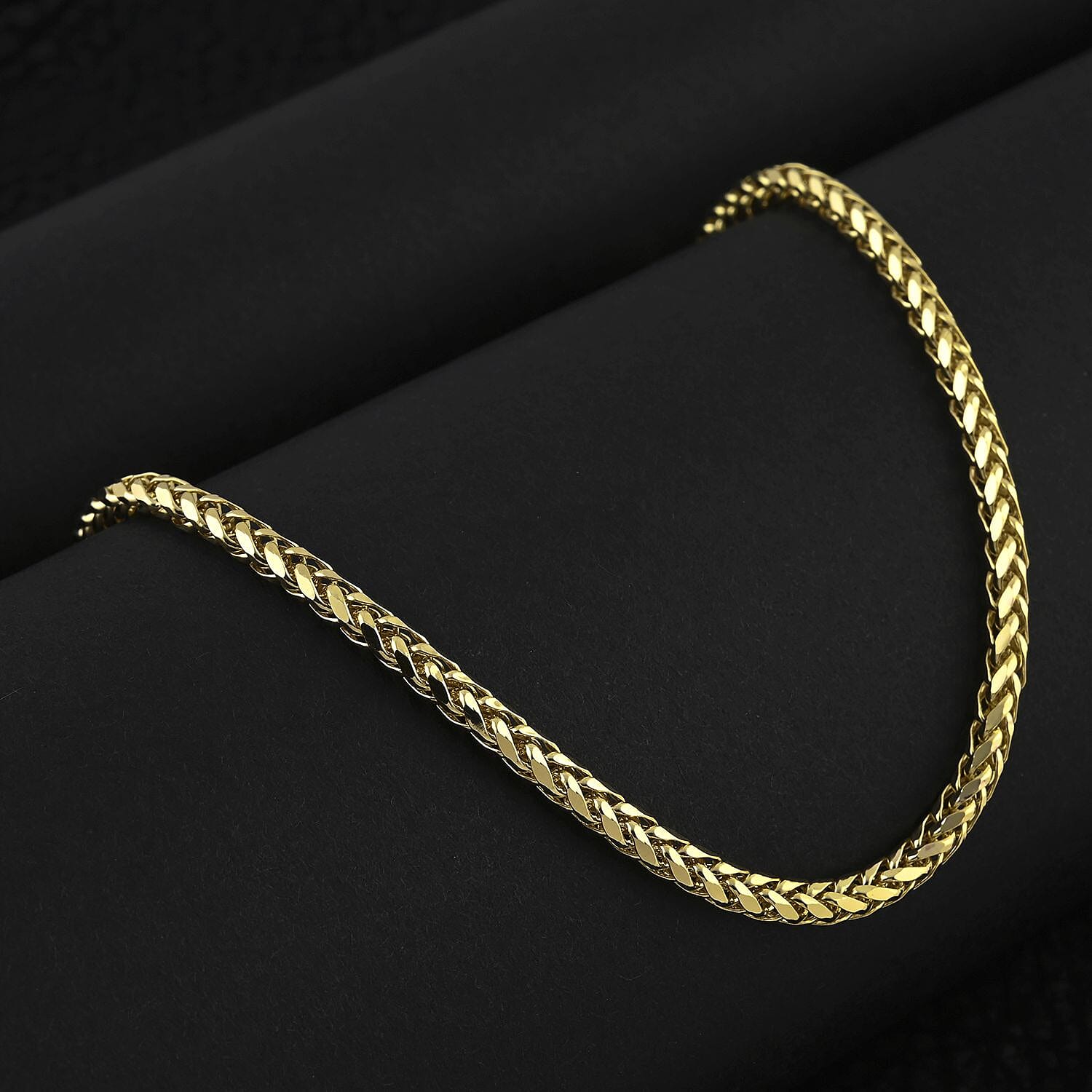 10K Yellow Gold 2.5mm Palma Necklace 20 Inches 5.40 Grams