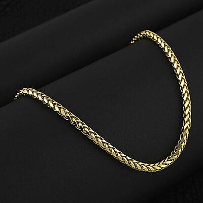 10K Yellow Gold 2.5mm Palma Necklace 20 Inches 5.40 Grams