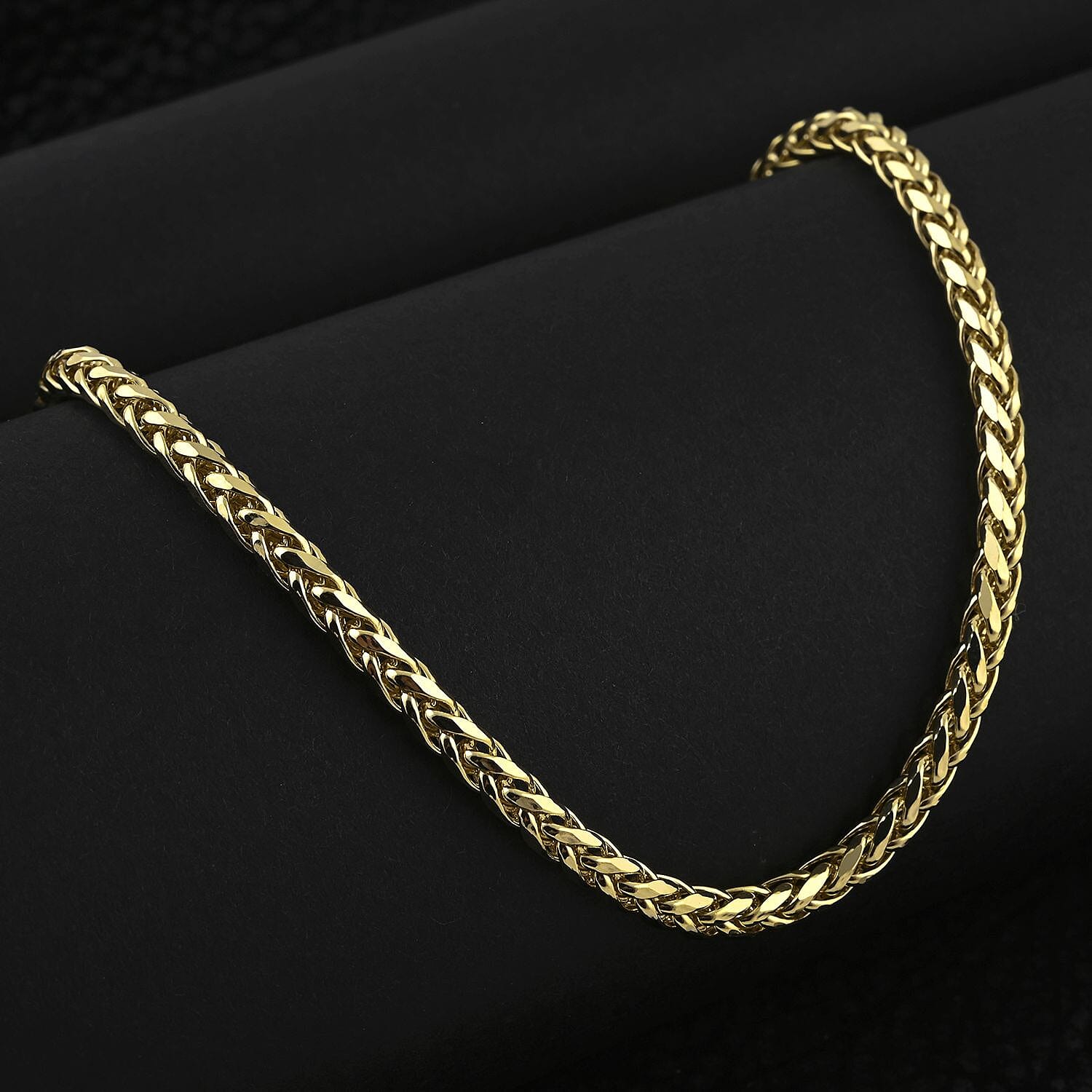 10K Yellow Gold 3mm Palma Necklace 20 Inches 8.30 Grams