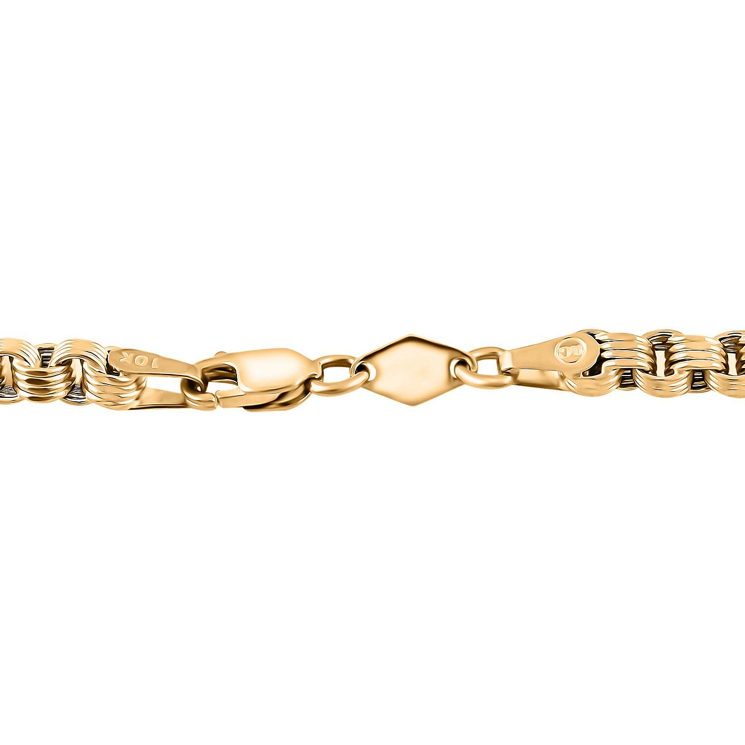10K Yellow Gold 3mm Alexander Chain Bracelet (9.00 In) 4 Grams