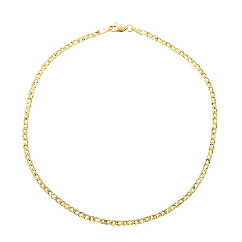 10K Yellow Gold 2mm Cuban Bracelet (10.00 In) 1.30 Grams