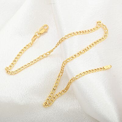 10K Yellow Gold 2mm Cuban Bracelet (10.00 In) 1.30 Grams