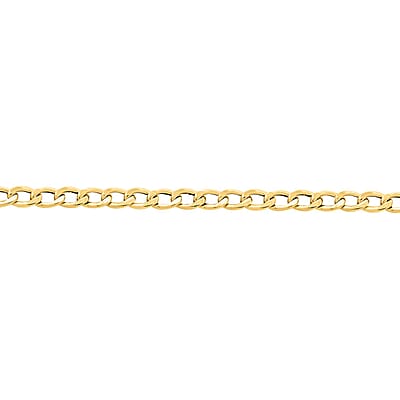 10K Yellow Gold 2mm Cuban Bracelet (10.00 In) 1.30 Grams