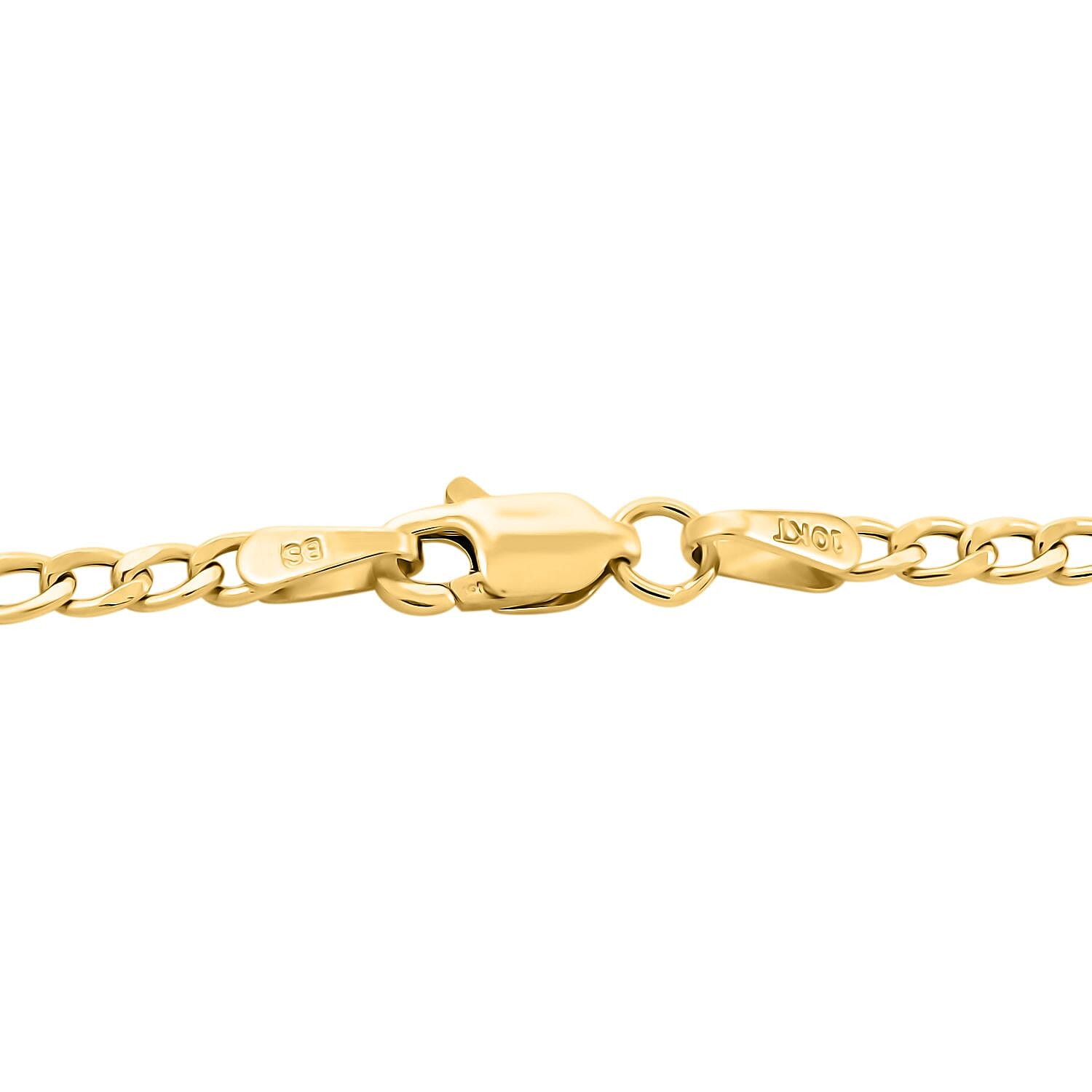 10K Yellow Gold 2mm Cuban Bracelet (10.00 In) 1.30 Grams