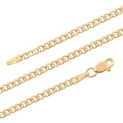 10K Yellow Gold 2mm Cuban Necklace 20 Inches 2.40 Grams