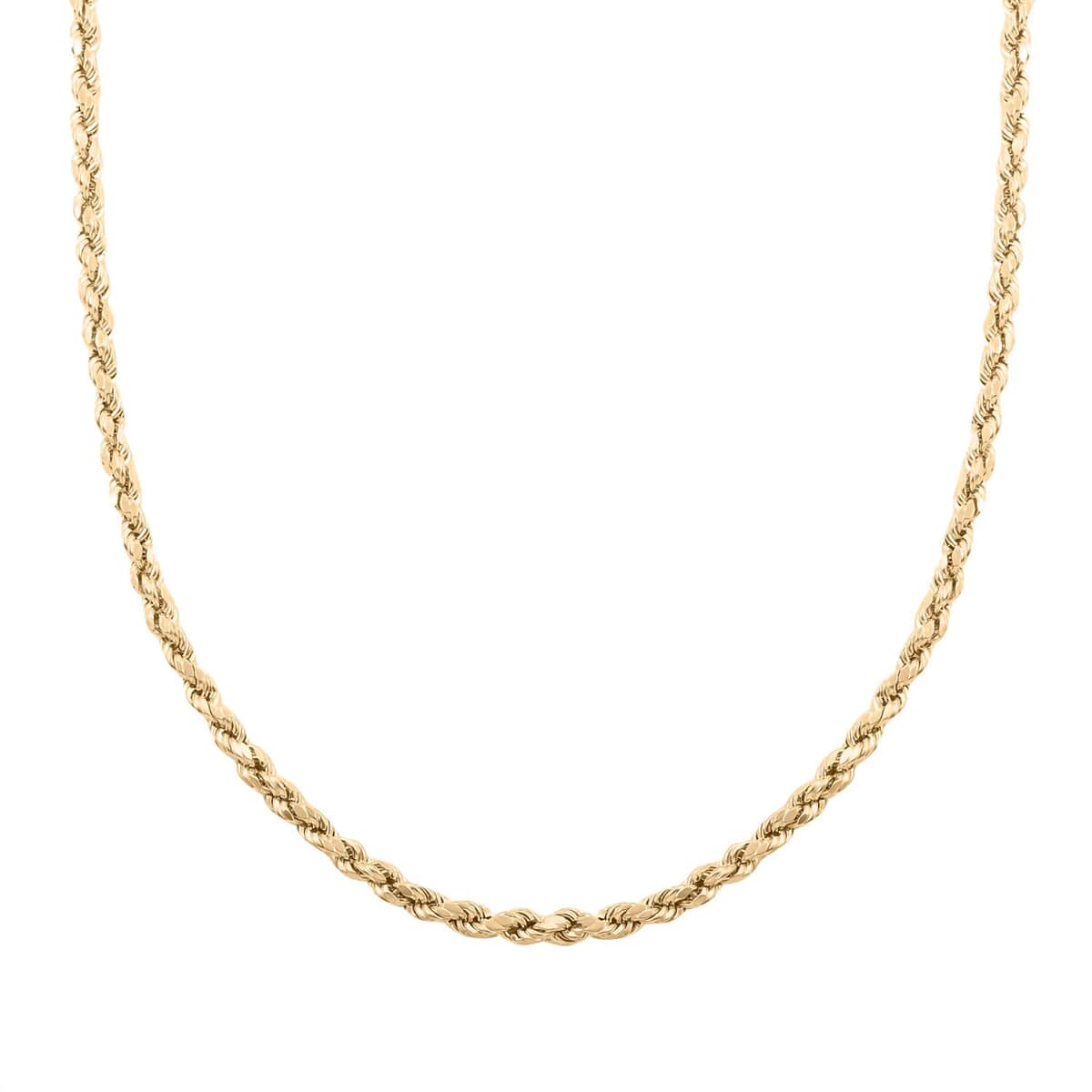 10K Yellow Gold 5mm Rope Necklace 26 Inches 9 Grams image number 0