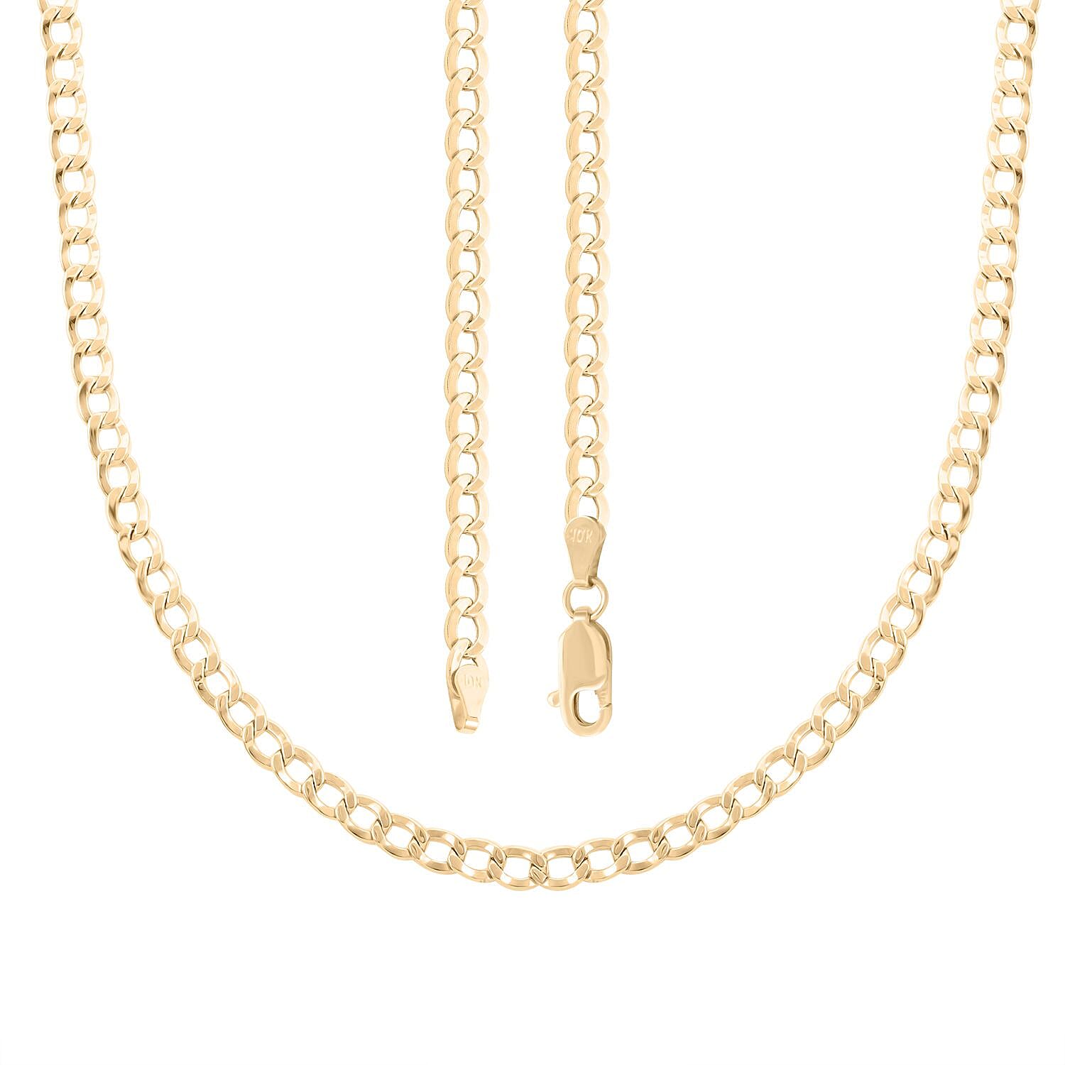 10K Yellow Gold 5.5mm Cuban Necklace 20 Inches 9.60 Grams
