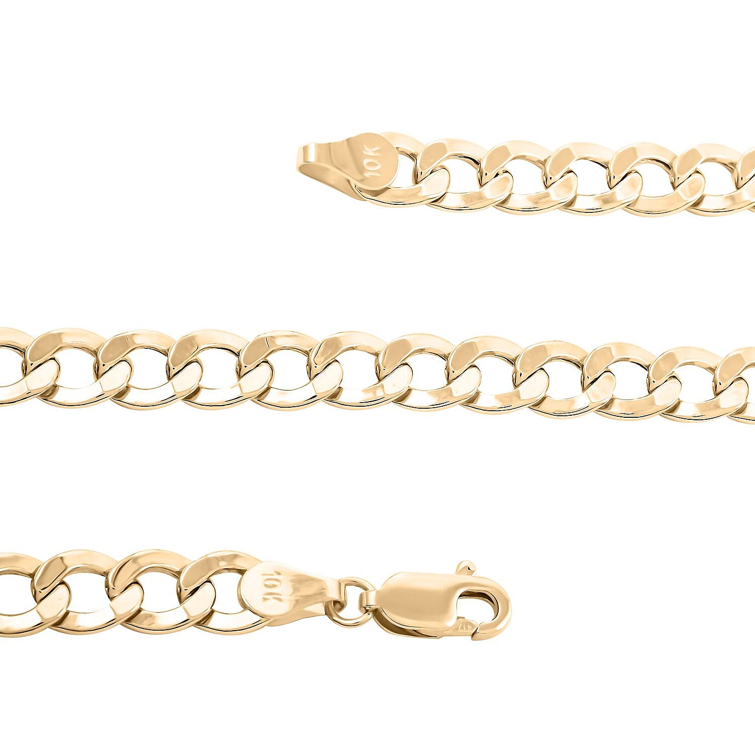 10K Yellow Gold 4.5mm Necklace 24 Inches 15.90 Grams