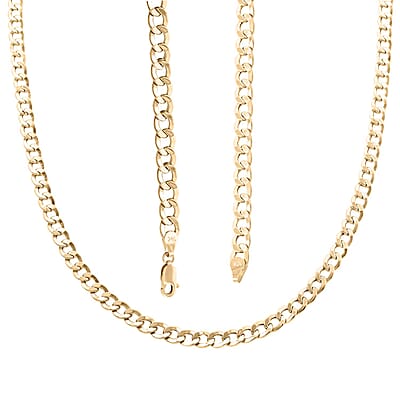 10K Yellow Gold 4.5mm Necklace 24 Inches 15.90 Grams