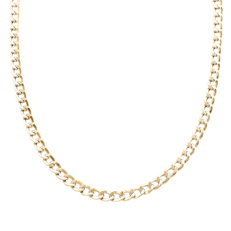 10K Yellow Gold 7.5mm Cuban Necklace 22 Inches 21.20 Grams
