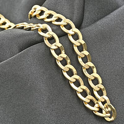 10K Yellow Gold 7.5mm Cuban Necklace 22 Inches 21.20 Grams
