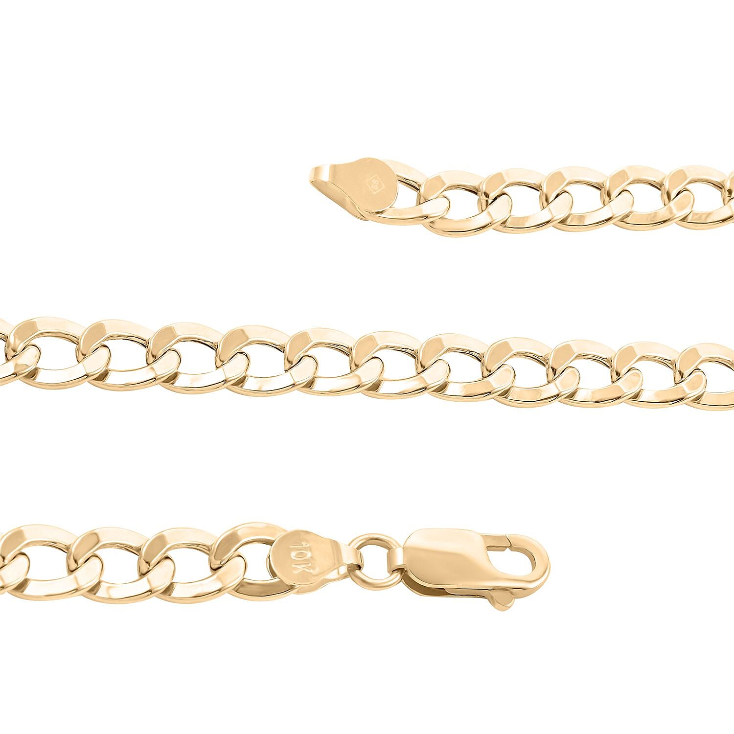 10K Yellow Gold 7.5mm Cuban Necklace 22 Inches 21.20 Grams
