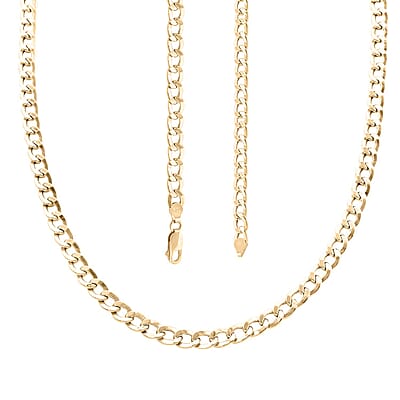 10K Yellow Gold 7.5mm Cuban Necklace 22 Inches 21.20 Grams