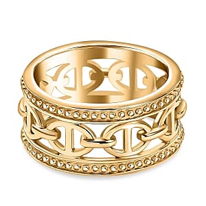 Goldtone Ring (Size 8) 5.95 g