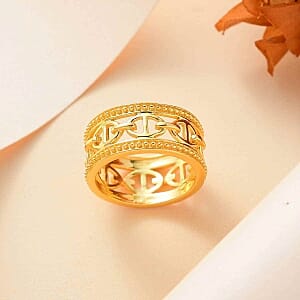 Goldtone Ring (Size 8) 5.95 g