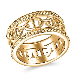 Goldtone Ring (Size 8) 5.95 g