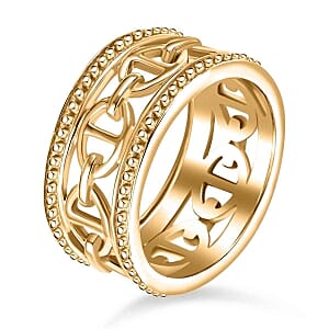 Goldtone Ring (Size 8) 5.95 g