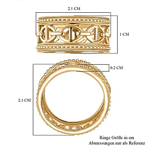 Goldtone Ring (Size 8) 5.95 g