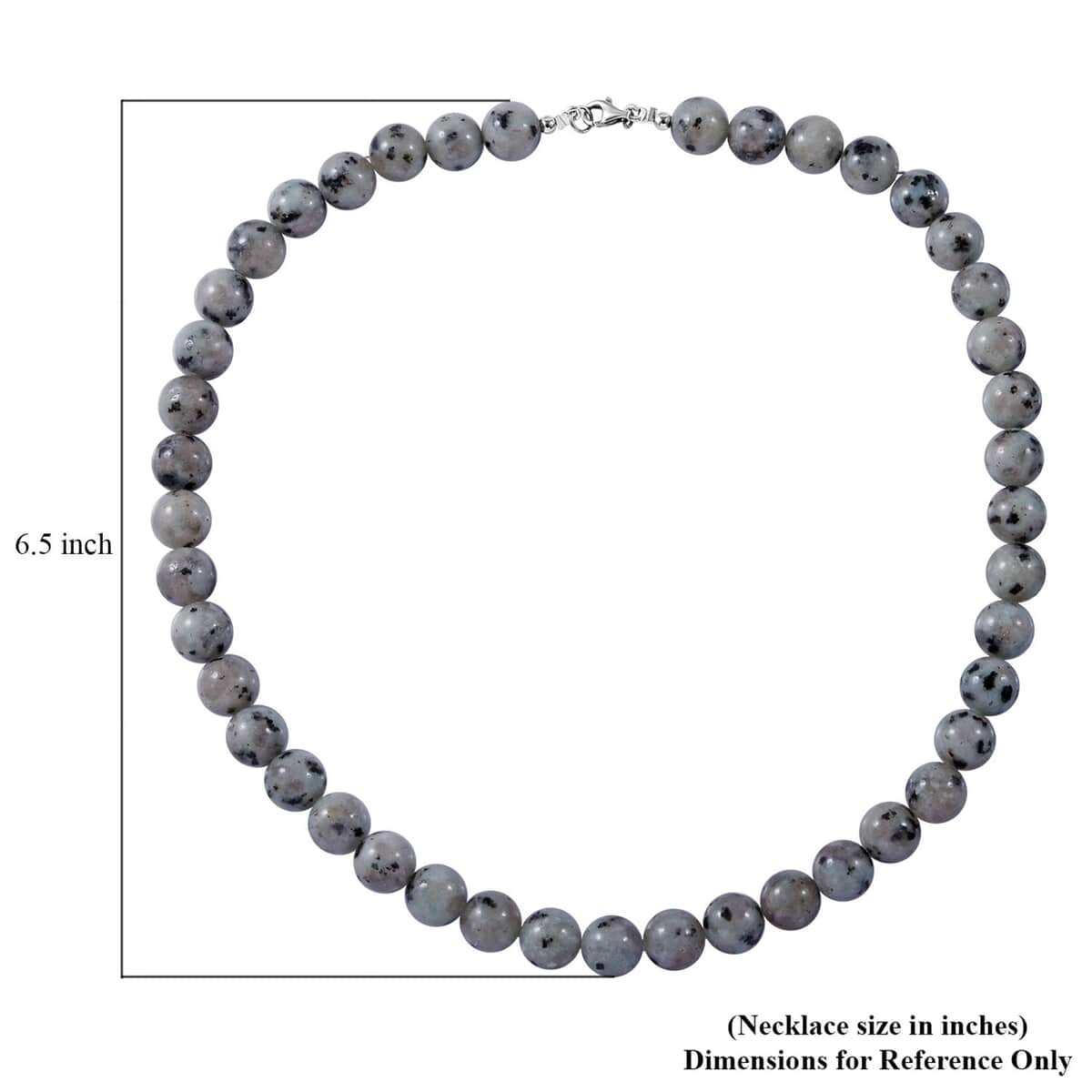 Kiwi Jasper 250.00 ctw Beaded Necklace in Sterling Silver 18 Inches image number 4