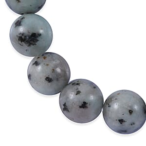 Kiwi Jasper Beaded Stretch Bracelet 150.00 ctw