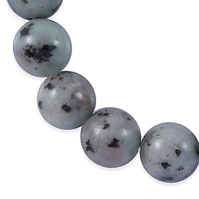 Kiwi Jasper Beaded Stretch Bracelet 150.00 ctw
