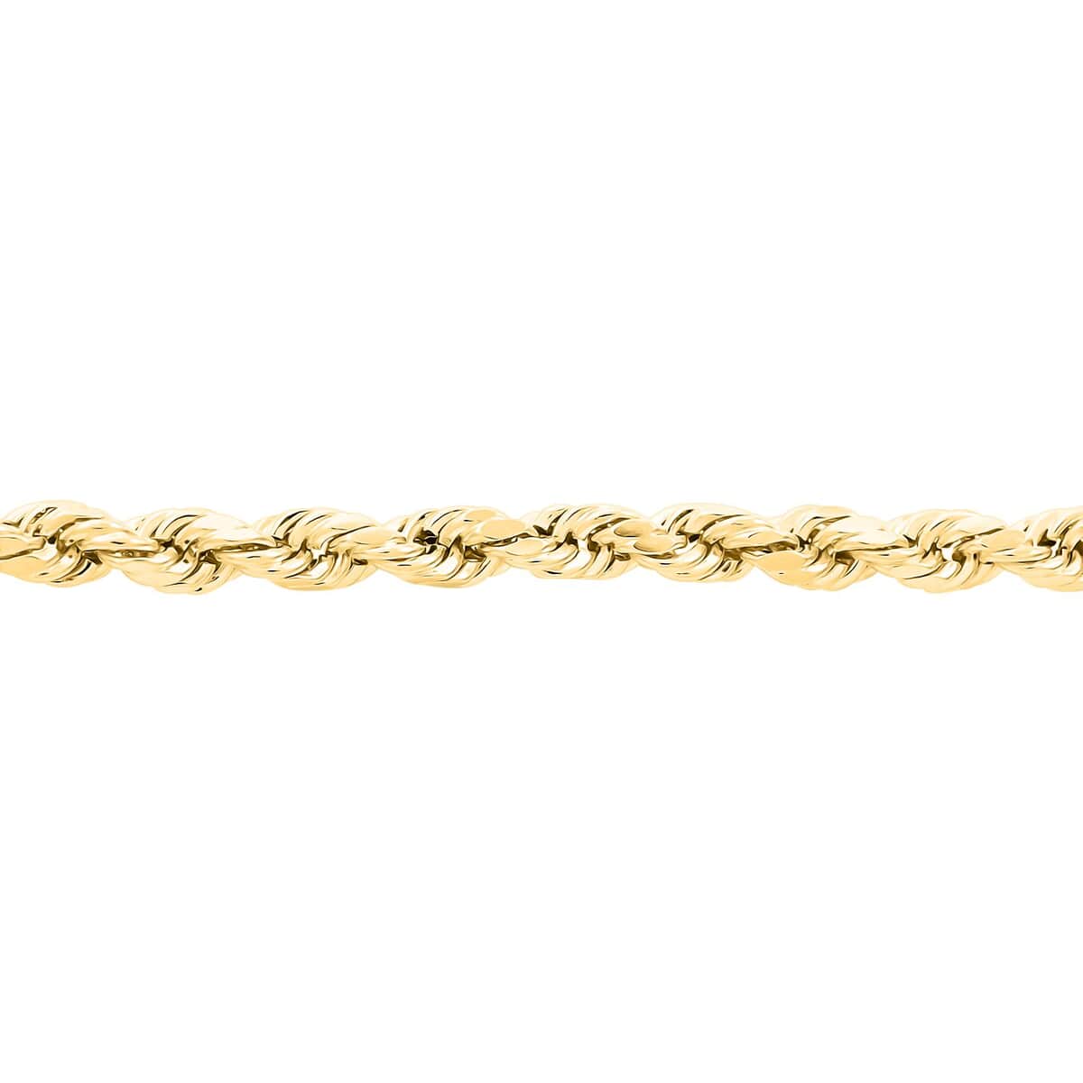 14K Yellow Gold 3.15mm Diamond-Cut Rope Chain Bracelet (8.00 In) 2.60 Grams image number 2