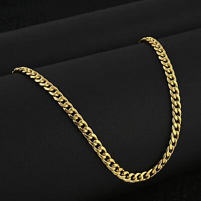10K Yellow Gold 3.75mm Miami Cuban Necklace 18 Inches 5.70 Grams