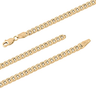 10K Yellow Gold 3.75mm Miami Cuban Necklace 18 Inches 5.70 Grams