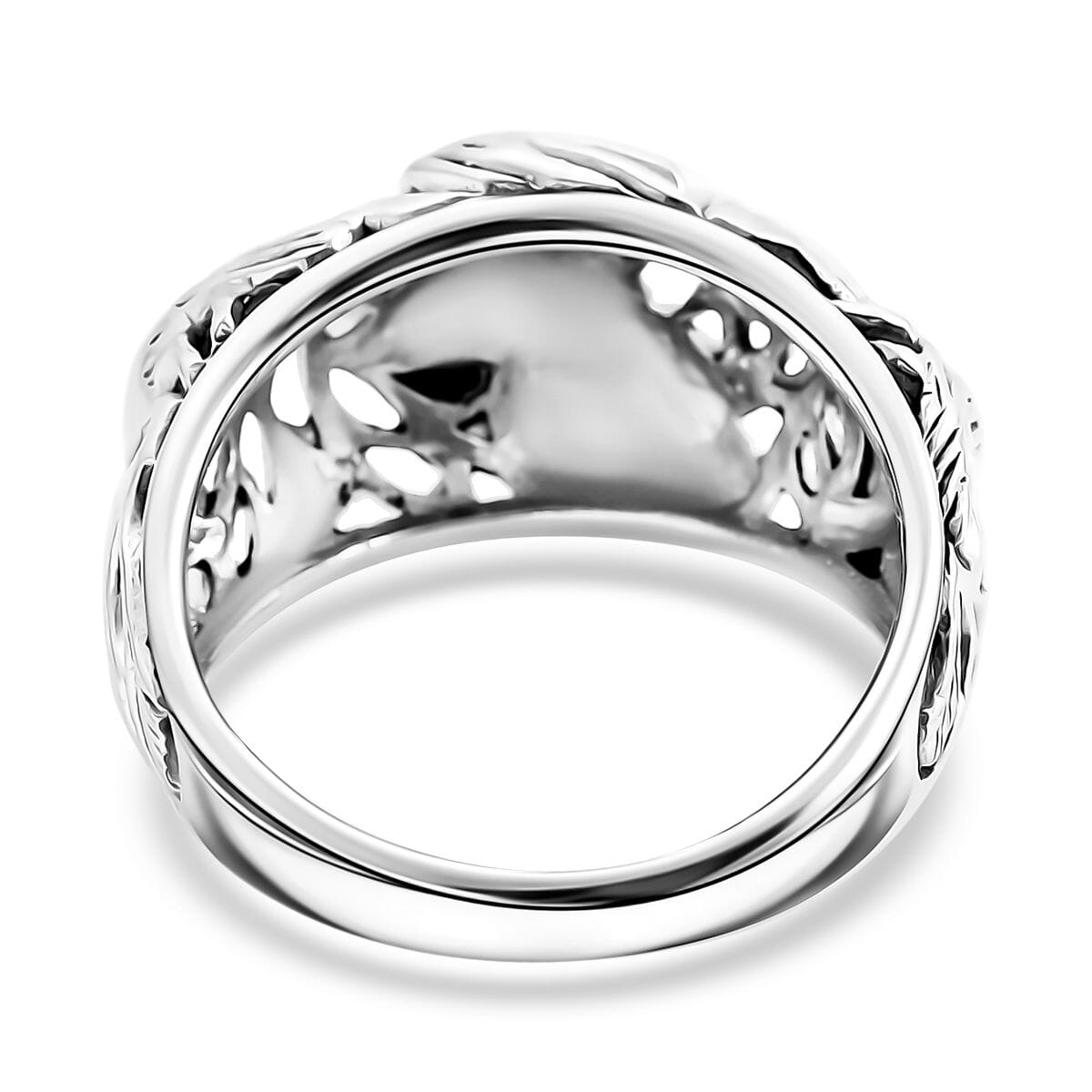 Bali Legacy Sterling Silver Jalak Bali Ring (Size 5.0) 4.60 Grams image number 3