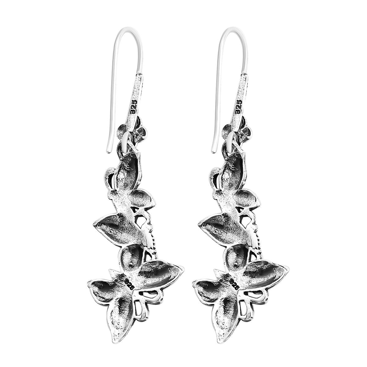 TLV Bali Legacy Sterling Silver Butterfly Earrings (5.15 g) image number 3