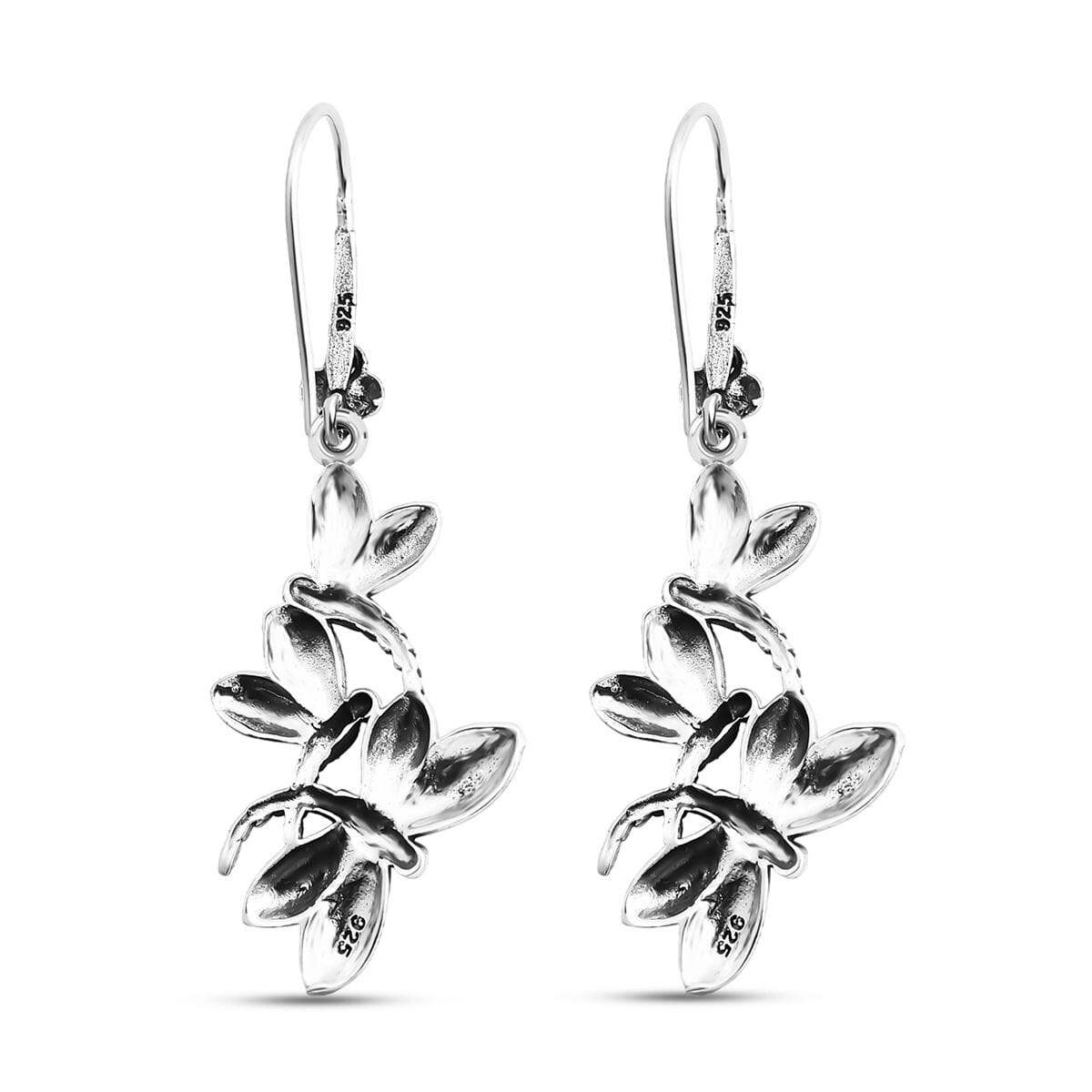 Bali Legacy Dragonfly Earrings in Sterling Silver 5.65 Grams image number 3