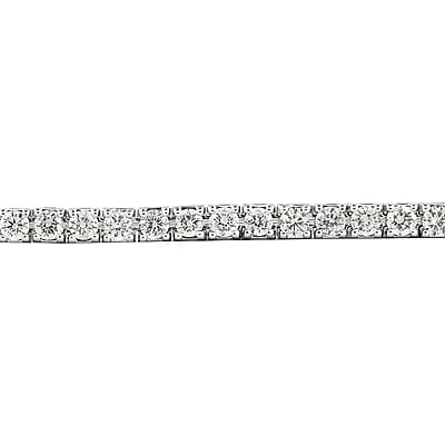 NY Closeout 14K White Gold I1-I2 Diamond Tennis Bracelet (6.50 In) 5.55 Grams 2.00 ctw