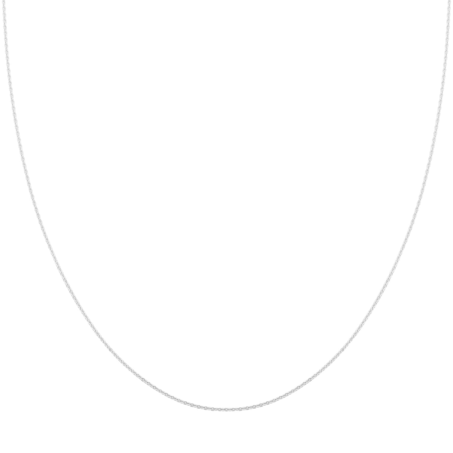 Sterling Silver Rolo Chain Necklace 18 Inches 1.30 Grams