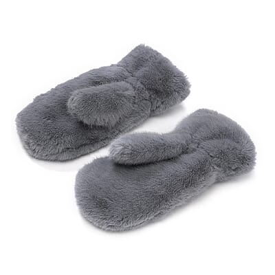 Dark Gray Jumping Earmuffs and Gloves Set – One Size Fits Most
