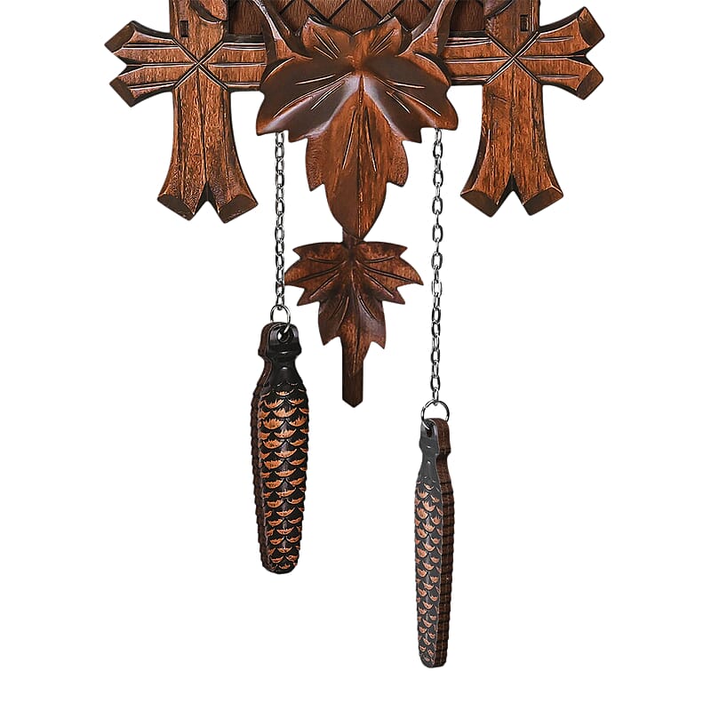 Handcrafted Vintage Pendulum Quartz Movement Bird Wall Clock with Sound (Battery Not Included)
