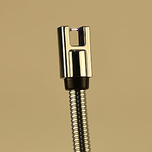 Livmore 2pcs Rechargeable Flameless Stainless Steel Electric Lighter - Red and Black