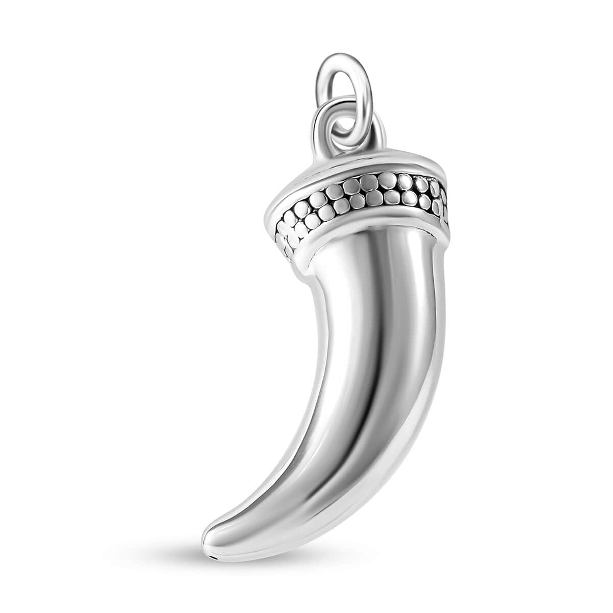 Sterling Silver Horn Pendant 8.5 Grams image number 0