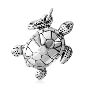 Sterling Silver Turtle Pendant 6 Grams