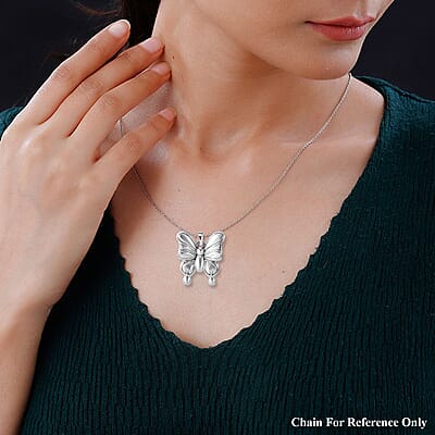 Butterfly Pendant in Sterling Silver 10 Grams