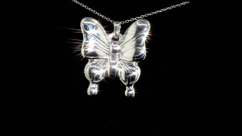 Butterfly Pendant in Sterling Silver 10 Grams