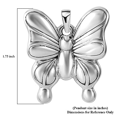 Butterfly Pendant in Sterling Silver 10 Grams
