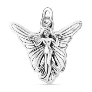 Sterling Silver Fairy Pendant without Chain 5 Grams