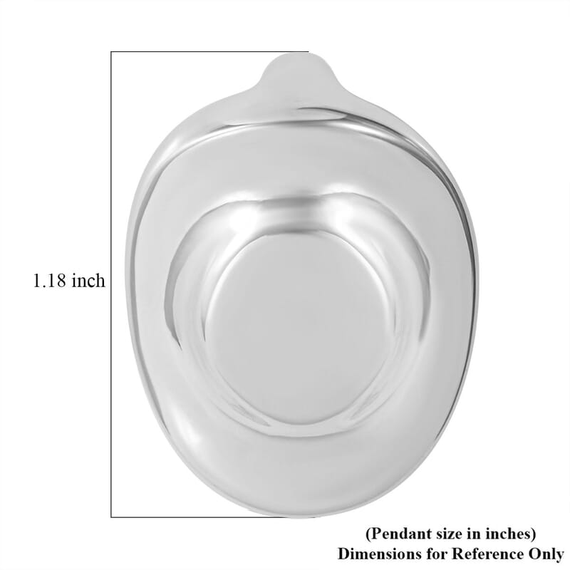 Camera Pendant without Chain in Sterling Silver 6 Grams