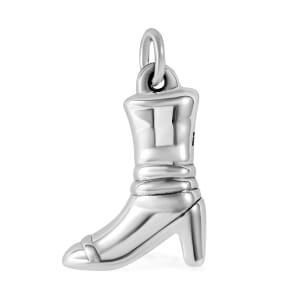 Sterling Silver High Heels Pendant without Chain 3 Grams
