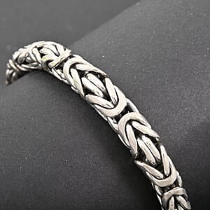 Bali Legacy Sterling Silver Borobudur Chain Bracelet (7.25 In) 30 Grams